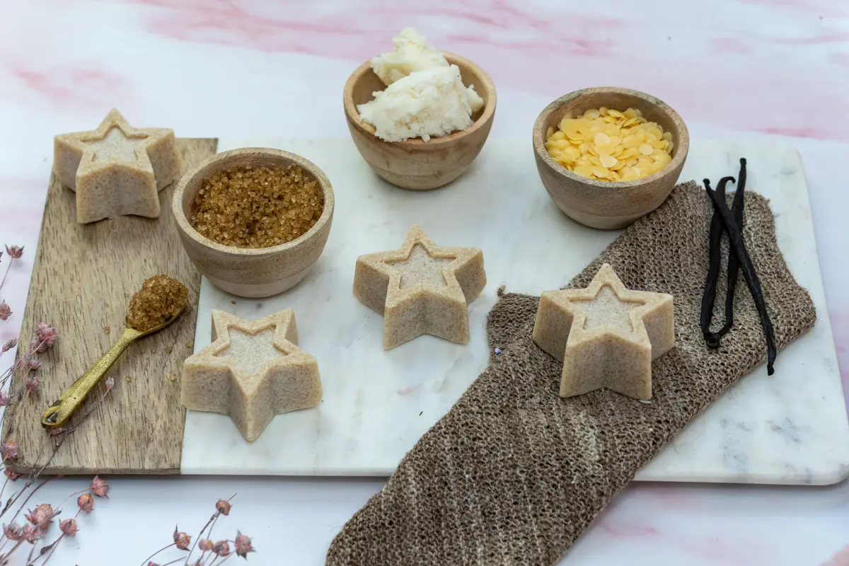 How to make sugar scrub bars + body scrub bar recipe Zero Waste Formulation