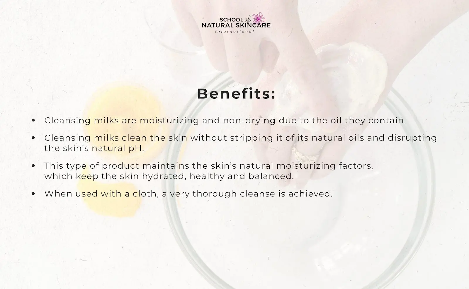 The different types of natural (non-foaming) cleansers you can formulate Homepage Highlights Skincare Formulation