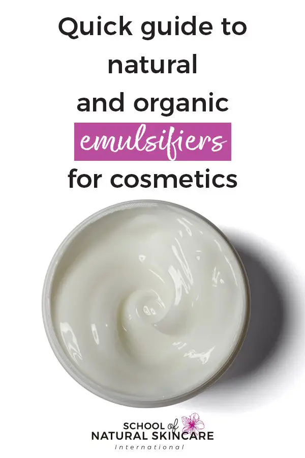 Quick guide to natural and organic emulsifiers for cosmetics Getting started Homepage Highlights Natural Skincare Ingredients