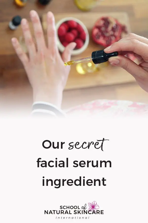 Our secret facial serum ingredient Natural Skincare Ingredients