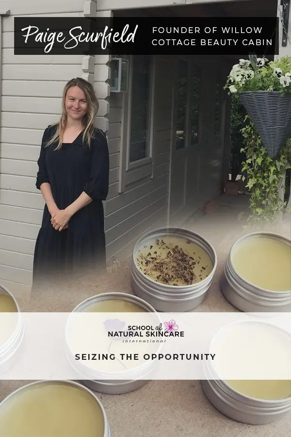 Paige Scurfield: Beauty therapist seizes the opportunity to create a green and eco-friendly salon with natural, non-toxic and cruelty-free skincare products Student success stories